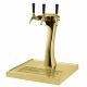 Panther Tower for Century System, 4 Faucets in Polished Gold