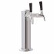Air-Cooled Wine Dispensing Kit - Draft Arm, 3 Faucet in Polished Chrome
