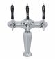 Brigitte Tower, 3 Faucets in Polished Chrome