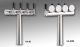 Havana Tower, 4 Faucet in Polished Chrome - Illuminated Medallions