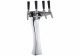 Air-Cooled Beer Dispensing Kit - Panther Tower, 4 Faucet in Polished Chrome