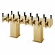 Back to Back Bridge Tee Tower, 24 Faucet in Tarnish-Free Brass