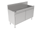 Storage Cabinet with Drainboard Top - 48
