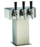 Air-Cooled Wine Dispensing Kit - Tee Tower, 2 Faucet in Stainless Steel
