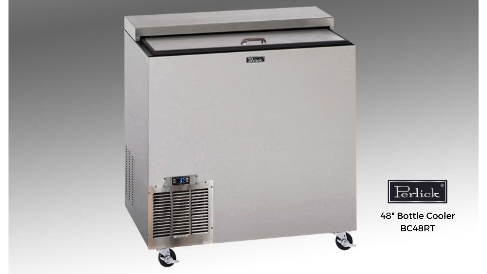 Perlick 48" Bottle Cooler Heavy duty construction - stainless steel interior & top